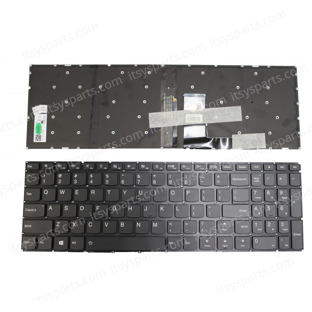 Laptop Keyboard Lenovo IdeaPad 310-15 310-15ABR 310-15ABR 310-15ABR 310-15IAP 310-15ISK 310-15IKB (Ref. 40387USNOFRAMEBACKLIT)