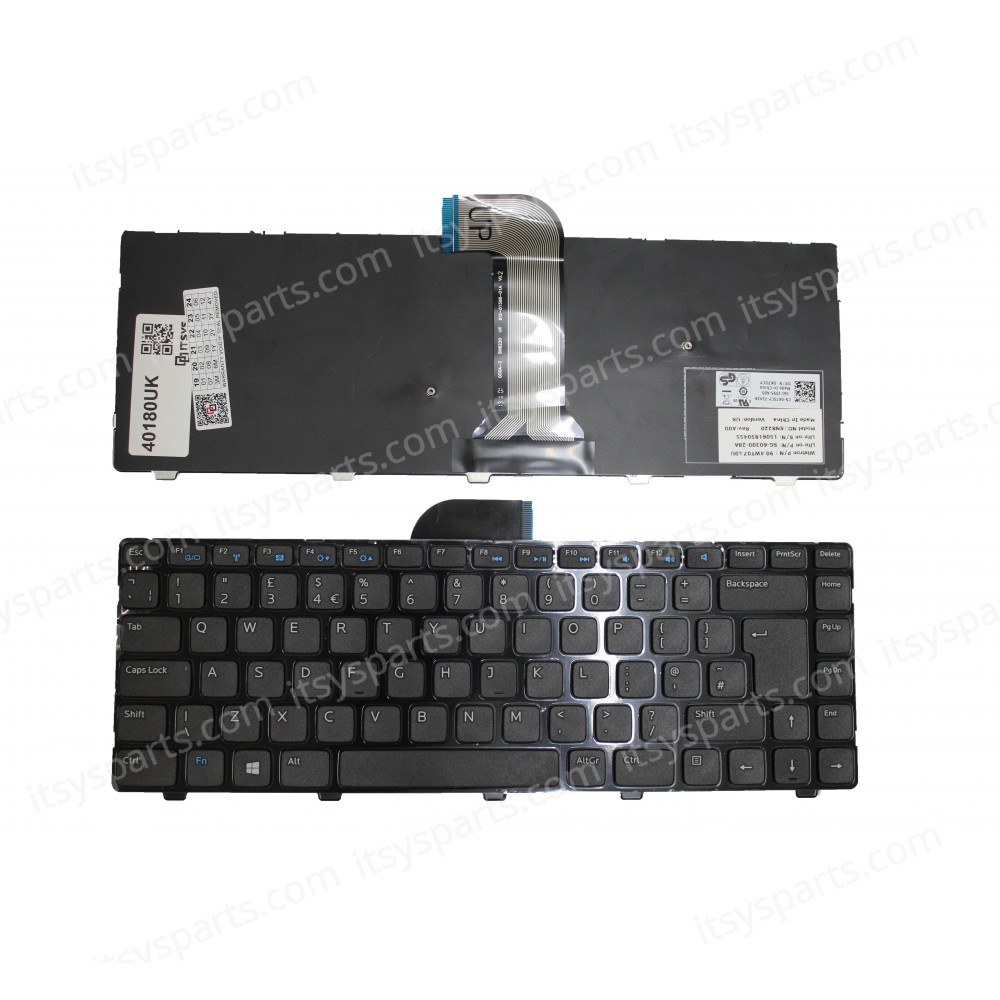 Laptop Keyboard Dell Inspiron 14 3421 3437 14R 5421 5437 15Z 5523 M431R Latitude 3440 Vostro 2421 0NG6N9 6H10H 9Z.N8VSW.00L Dell MP-10K63US-442 MP10K63US442 US VERSION BACKLIT BLACK KEYBOARD (CODE 40180UK) Laptop Keyboard Dell Inspiron 14 3421 3437 14R 5421 5437 15Z 5523 M431R Latitude 3440 Vostro 2421 0NG6N9 6H10H 9Z.N8VSW.00L Dell MP-10K63US-442 MP10K63US442 US VERSION BACKLIT BLACK KEYBOARD (CODE 40180UK)