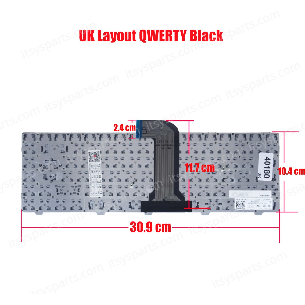 Laptop Keyboard Dell Inspiron 14 3421 3437 14R 5421 5437 15Z 5523 M431R Latitude 3440 Vostro 2421 0NG6N9 6H10H 9Z.N8VSW.00L Dell MP-10K63US-442 MP10K63US442 US VERSION BACKLIT BLACK KEYBOARD (CODE 40180UK) Laptop Keyboard Dell Inspiron 14 3421 3437 14R 5421 5437 15Z 5523 M431R Latitude 3440 Vostro 2421 0NG6N9 6H10H 9Z.N8VSW.00L Dell MP-10K63US-442 MP10K63US442 US VERSION BACKLIT BLACK KEYBOARD (CODE 40180UK)