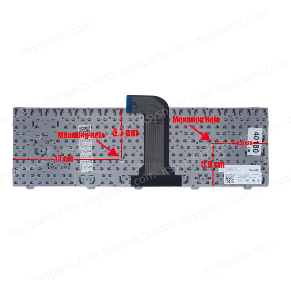Laptop Keyboard Dell Inspiron 14 3421 3437 14R 5421 5437 15Z 5523 M431R Latitude 3440 Vostro 2421 0NG6N9 6H10H 9Z.N8VSW.00L Dell MP-10K63US-442 MP10K63US442 US VERSION BACKLIT BLACK KEYBOARD (CODE 40180UK) Laptop Keyboard Dell Inspiron 14 3421 3437 14R 5421 5437 15Z 5523 M431R Latitude 3440 Vostro 2421 0NG6N9 6H10H 9Z.N8VSW.00L Dell MP-10K63US-442 MP10K63US442 US VERSION BACKLIT BLACK KEYBOARD (CODE 40180UK)