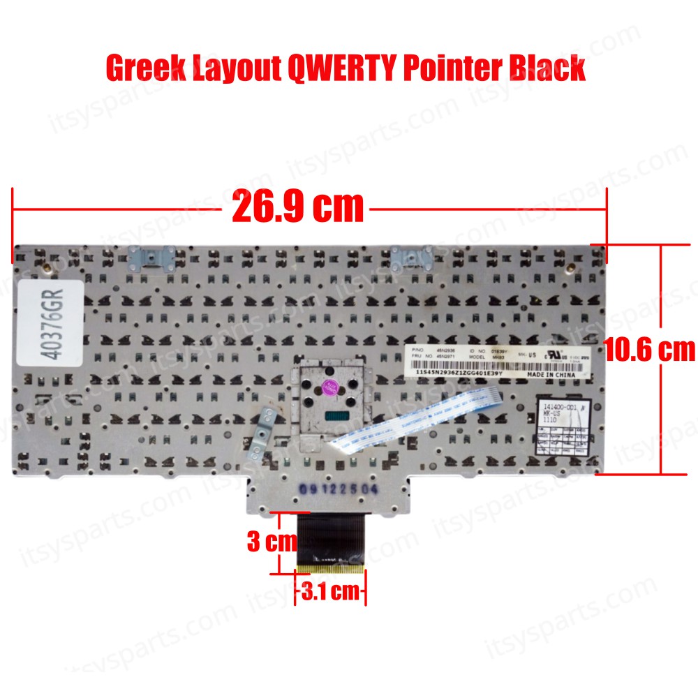 Keyboard Greek-Greek Laptop keyboard Lenovo ThinkPad E10 E11 X100E X120E 02M0MF 02M0P6 0CD007 142350-001 15S01J 26907H 45N2939 45N2945 45N2974 45N2980 60Y9331 60Y9366 60Y9851 60Y9864 60Y9865 60Y9886 60Y9899 keyboard (Ref.40376GR ) 