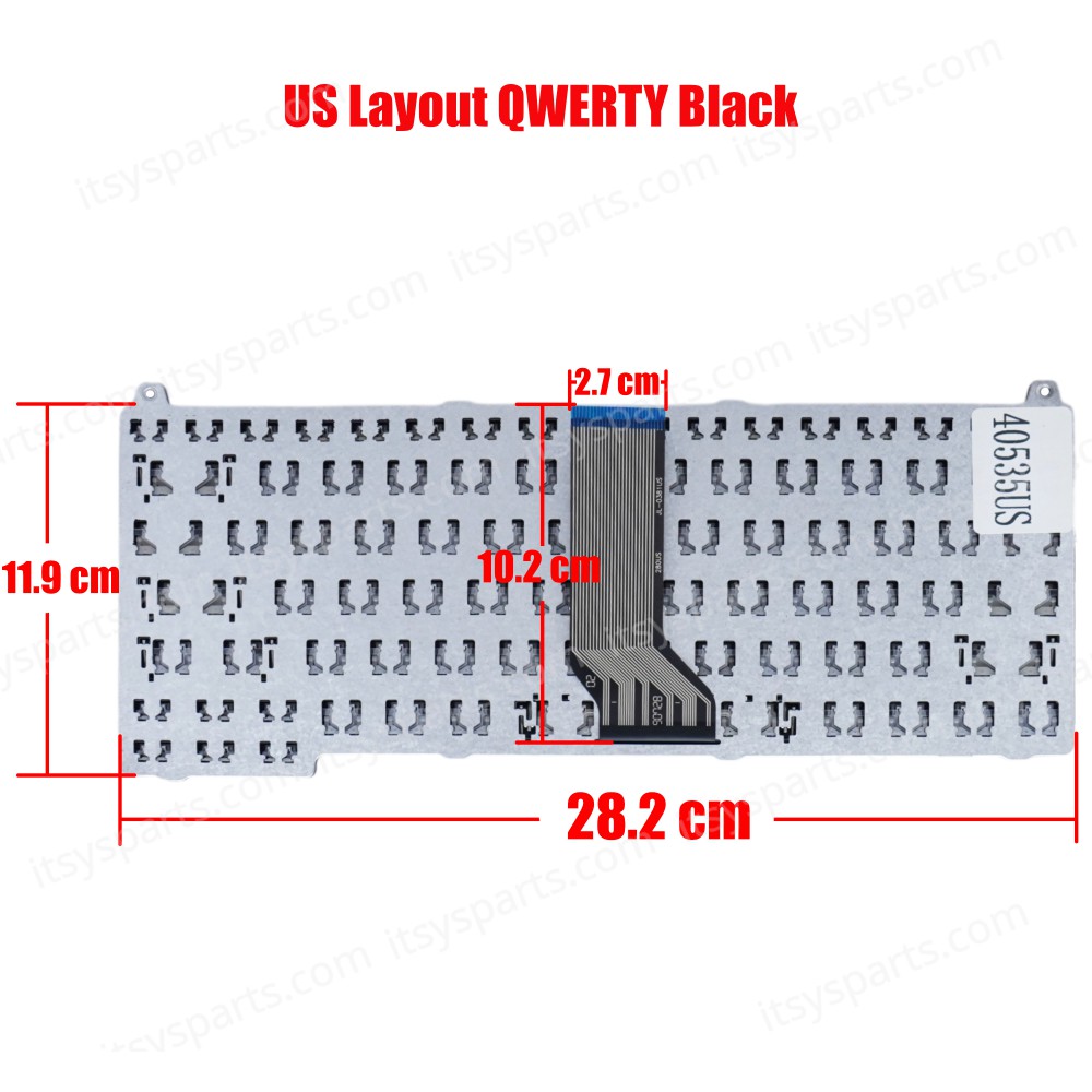 Laptop Keyboard Dell Vostro 1320 1310 1510 1511 1520 2510 V020902AS1 0Y858J J483C CN-0Y858J PK1305E0400 V020902BS1 keyboard (SKU.40535US)