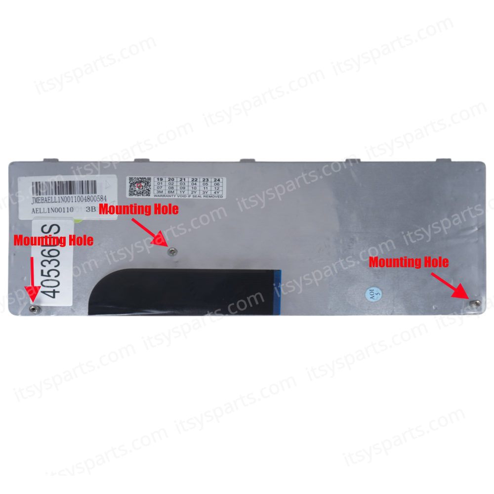 Laptop Keyboard for Lenovo Ideapad U350 U350A AELL1U00110 AELL1B00120 AELL1400120 MP-08G73US-6861 US Black ( SKU.40536US )