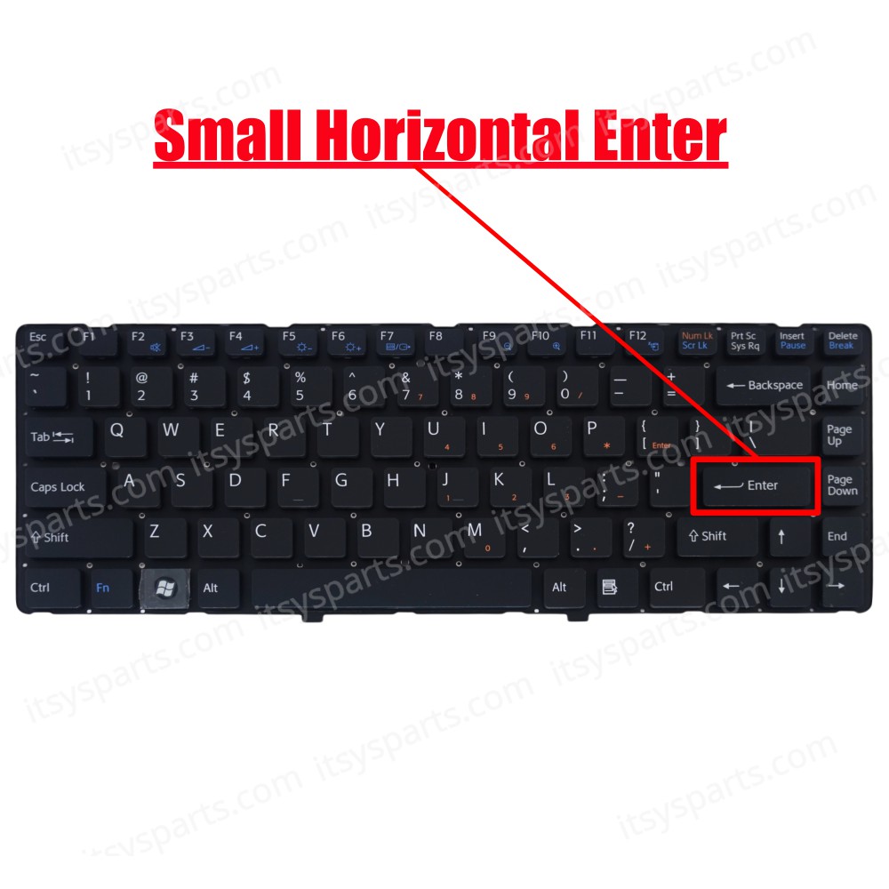 Laptop keyboard Sony VPC-EA2S1E/W, VPC-EA3L1E/B, VPC-EA3L1E/G, VPC-EA3L1E/L, VPC-EA3L1E/P, VPC-EA3L1E/V, VPC-EA3L1E/W, VPC-EA4S1E/B, VPC-EA4S1E/G, (Code 40505USNOFRAME)