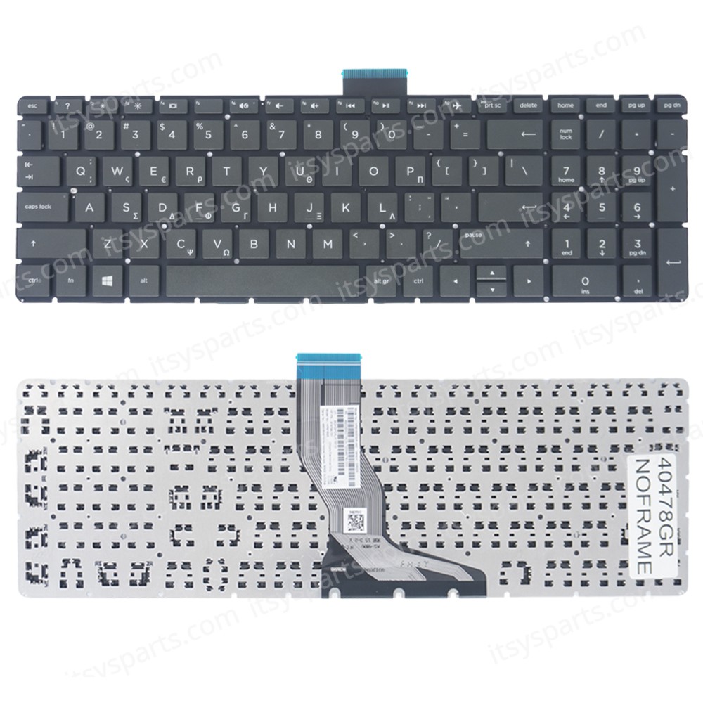 Keyboard Keyboard Laptop HP 15-BS 15-BW 15T-BS 15T-BW 15BW 15TBS 9Z.NE1BW.101 926560-001 9Z.NC8SC.A01 (Ref.40478GRNOFRAME)