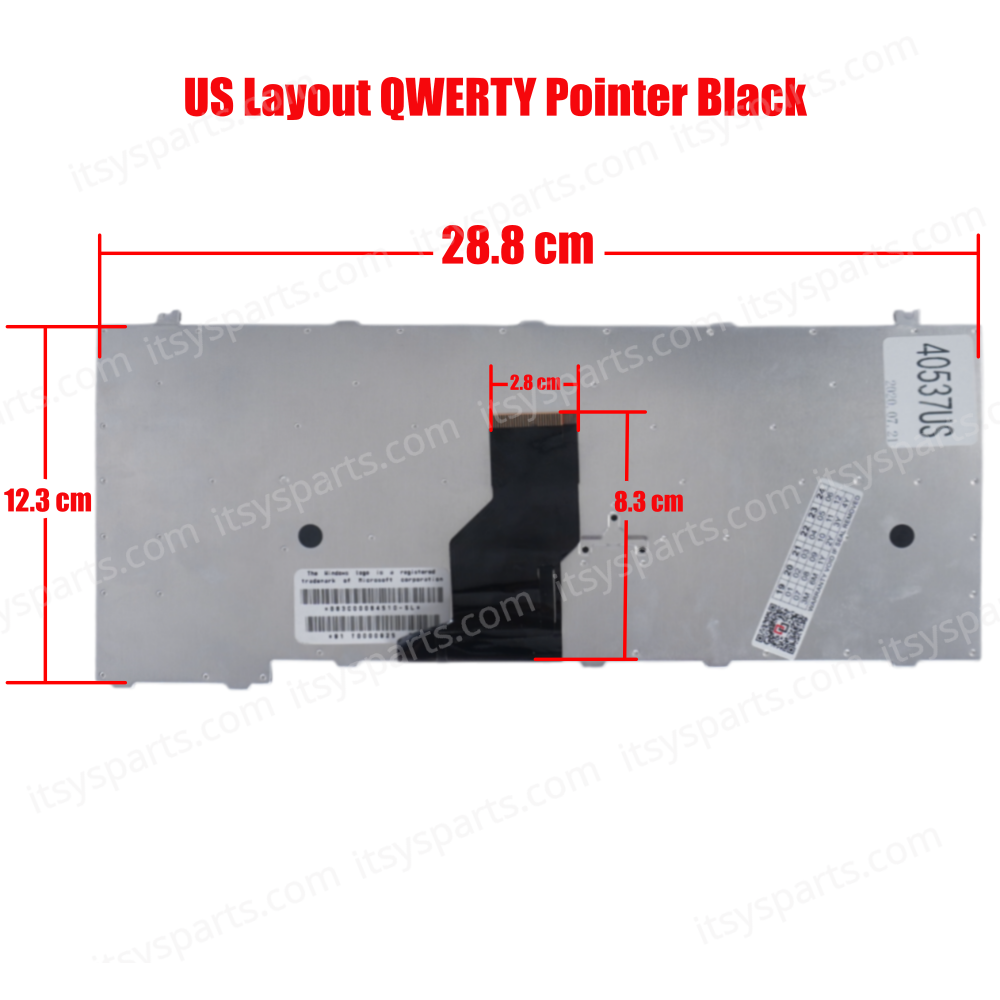 Keyboard Laptop Toshiba Satellite A100 9J.N8382.A06 6037B0014214 (SKU.40537US)