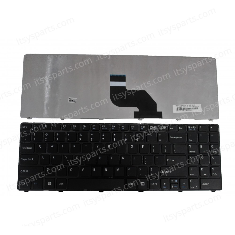 Laptop Keyboard Medion V128862DS2 0KN0-XV1AR41TURBOX A15FB US version black keyboard (Code 40540US)