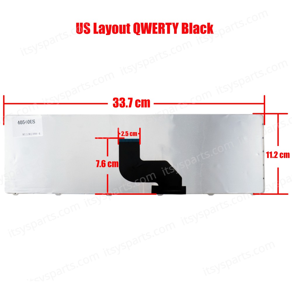 Laptop Keyboard Medion V128862DS2 0KN0-XV1AR41TURBOX A15FB US version black keyboard (Code 40540US)