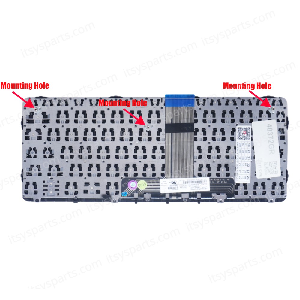 Keyboard Greek-Greek Laptop Keyboard HP Pro x2 612 G1 Black Greek GK Version - 757497-151 766641-151 6037B0099828 755497-151 NSK-CR3BV 9Z.N9WBV.30L 55497-161 nsk-cr3bv 9z. n9wbv. 31e(Code 40372GR)