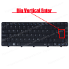 Laptop Keyboard for DELL Inspiron 11Z 1110 P03T PK1309L1A26 V109002AK1 US Black ( SKU.40548US )