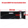 Laptop Keyboard - Keyboard for Asus N751 N751J N751JK N751JX N552VW N552VX N551J NSK-UPPBC 0L US Silver With Backlight (Ref. 40422USNOFRAMEBACKLIT)