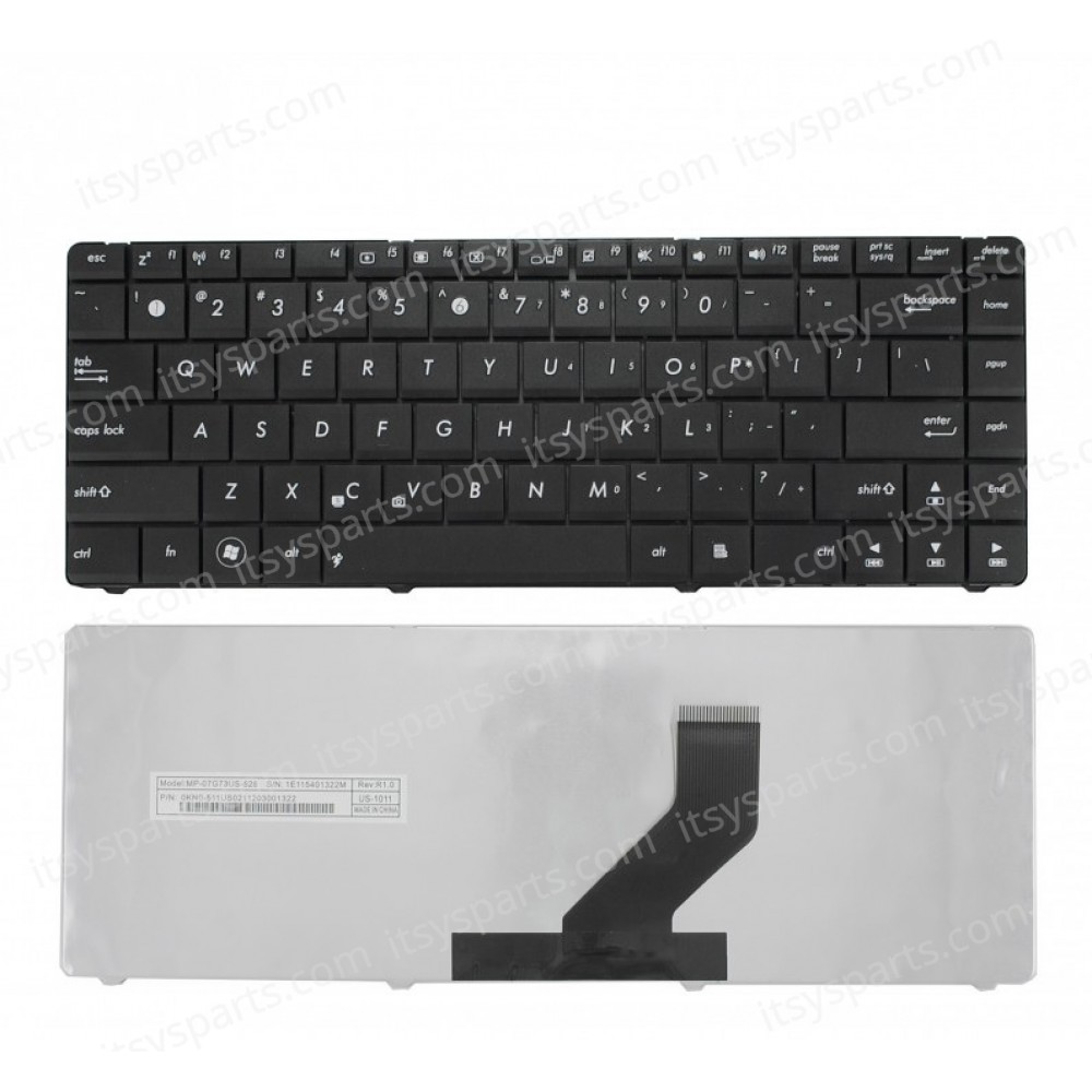 Keyboard-Keyboard Laptop Asus K45D K45N K45DV K45DV K45DR series US layout (Ref.40554US)