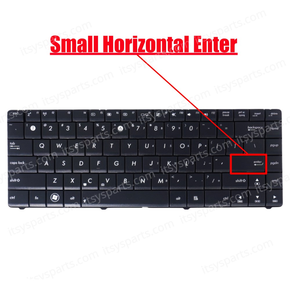 Keyboard-Keyboard Laptop Asus K45D K45N K45DV K45DV K45DR series US layout (Ref.40554US)