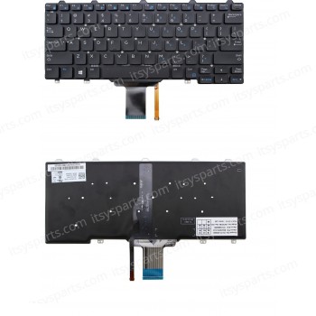 Laptop Keyboard - Keyboard for Dell Latitude E7250 E5250 E3160 MP-13P16GB6698 PK1313O2A12 4PTJF 04PTJF CN-04PTJF mp-13p26gbj698 (Ref. 40432USBACKLIT)