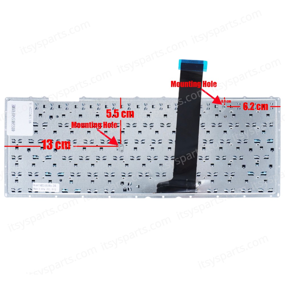 Keyboard-Keyboard Laptop For Asus X401 X401A X401U US keyboard black 13GN4O1AP030-1 (Ref.40558USNOFRAME)