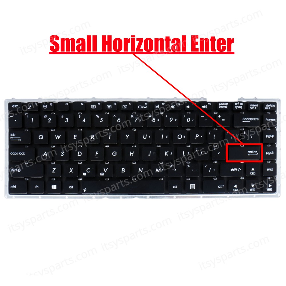 Keyboard-Keyboard Laptop For Asus X401 X401A X401U US keyboard black 13GN4O1AP030-1 (Ref.40558USNOFRAME)