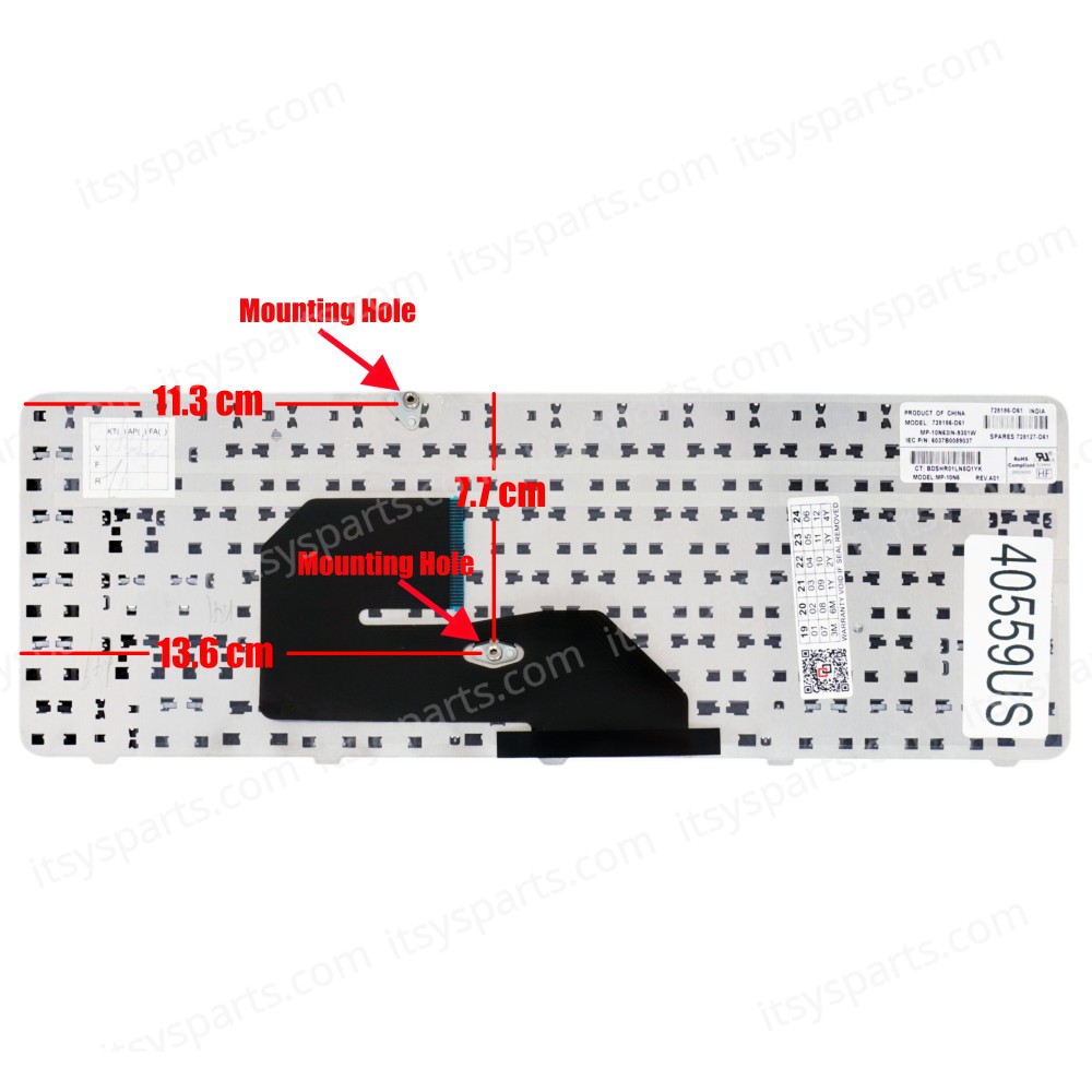 Keyboard-Keyboard Laptop For HP 242 G1 242 G2 242-G1 246 G2 G3 242 G1 242 G2 G3 series (Ref.40559US)