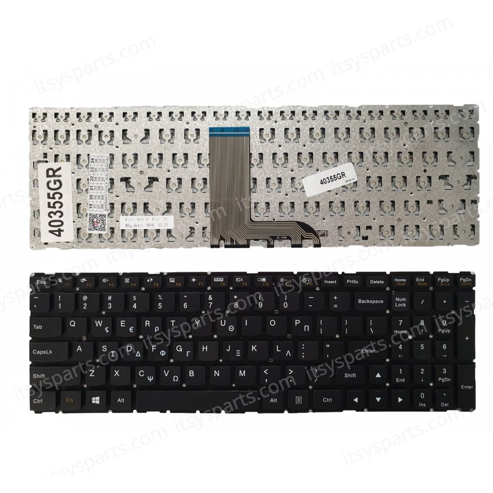 Keyboard Greek - Greek Keyboard Laptop Lenovo Yoga 500-15 500-15IBD 500-15ISK 500-15IBD 500-15IBD 500-15IBD 20585 500-15IBD SN20G90956 T6S1B-GRE LCM14J5 LCM14J53GRJ686 80N6 500-15IHW 20586 80N7 500-15ISK 500-15ISK 500-15ISK 80R6 (Ref.40355GR)
