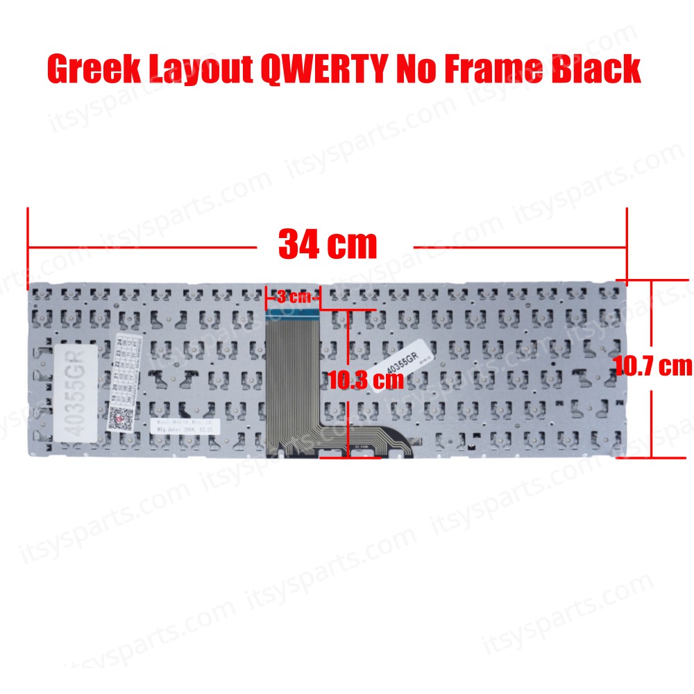 Keyboard Greek - Greek Keyboard Laptop Lenovo Yoga 500-15 500-15IBD 500-15ISK 500-15IBD 500-15IBD 500-15IBD 20585 500-15IBD SN20G90956 T6S1B-GRE LCM14J5 LCM14J53GRJ686 80N6 500-15IHW 20586 80N7 500-15ISK 500-15ISK 500-15ISK 80R6 (Ref.40355GR)