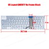 Laptop Keyboard for Asus X556 X556L X556U X556UA X556UB X556UF X556UJ X556UQ X556UR X556UV A556UV 9Z.N8SSQ.001 OKNBO-6122US0Q AEXJB00110 US No Frame Black ( SKU.40440US )