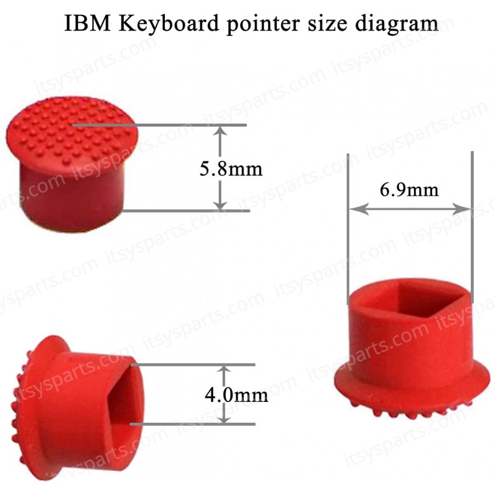 Plastic Cap - Laptop Keyboard Mouse Stick Point Cap Trackpoint Soft Dome Laptop Pointer for IBM Lenovo ThinkPad 0A33908 (Ref. 1-PER0009)
