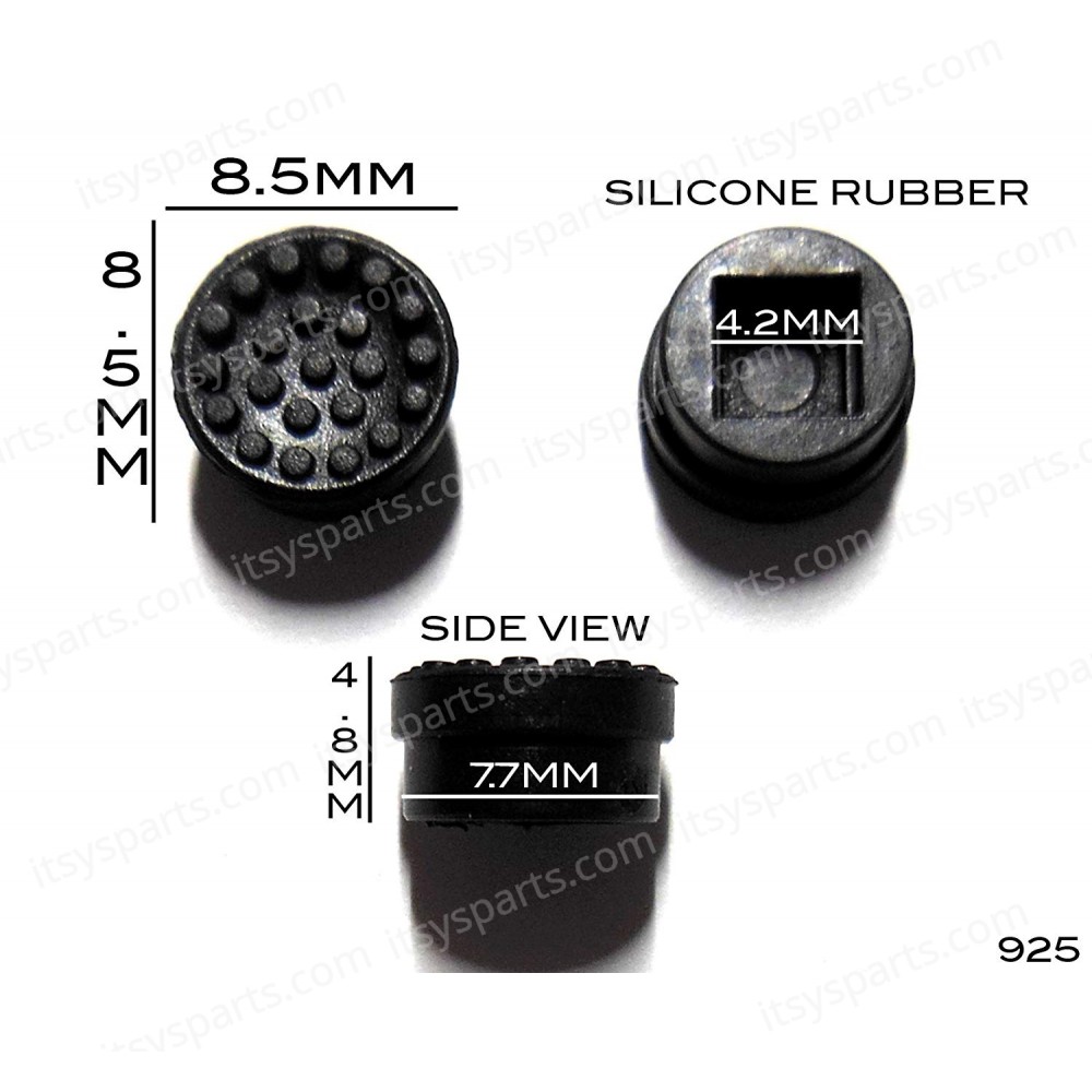Plastic Cap - Laptop Keyboard Mouse Stick Point Cap Trackpoint Soft Dome Laptop Pointer for HP Black (Ref. 1-PER0011)