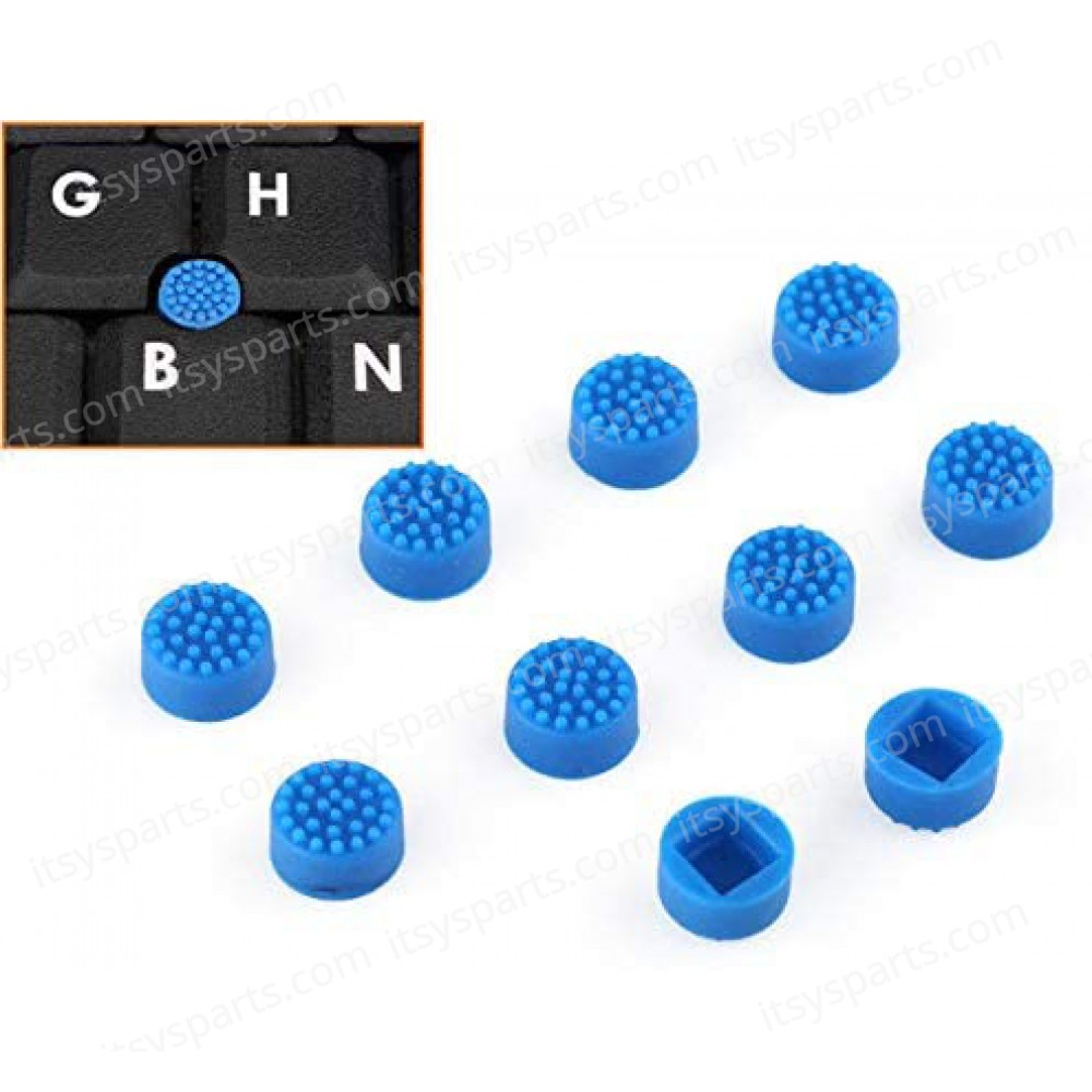 Plastic Cap - Laptop Keyboard Mouse Stick Point Cap Trackpoint Soft Dome Laptop Pointer for HP Blue (Ref. 1-PER0012)
