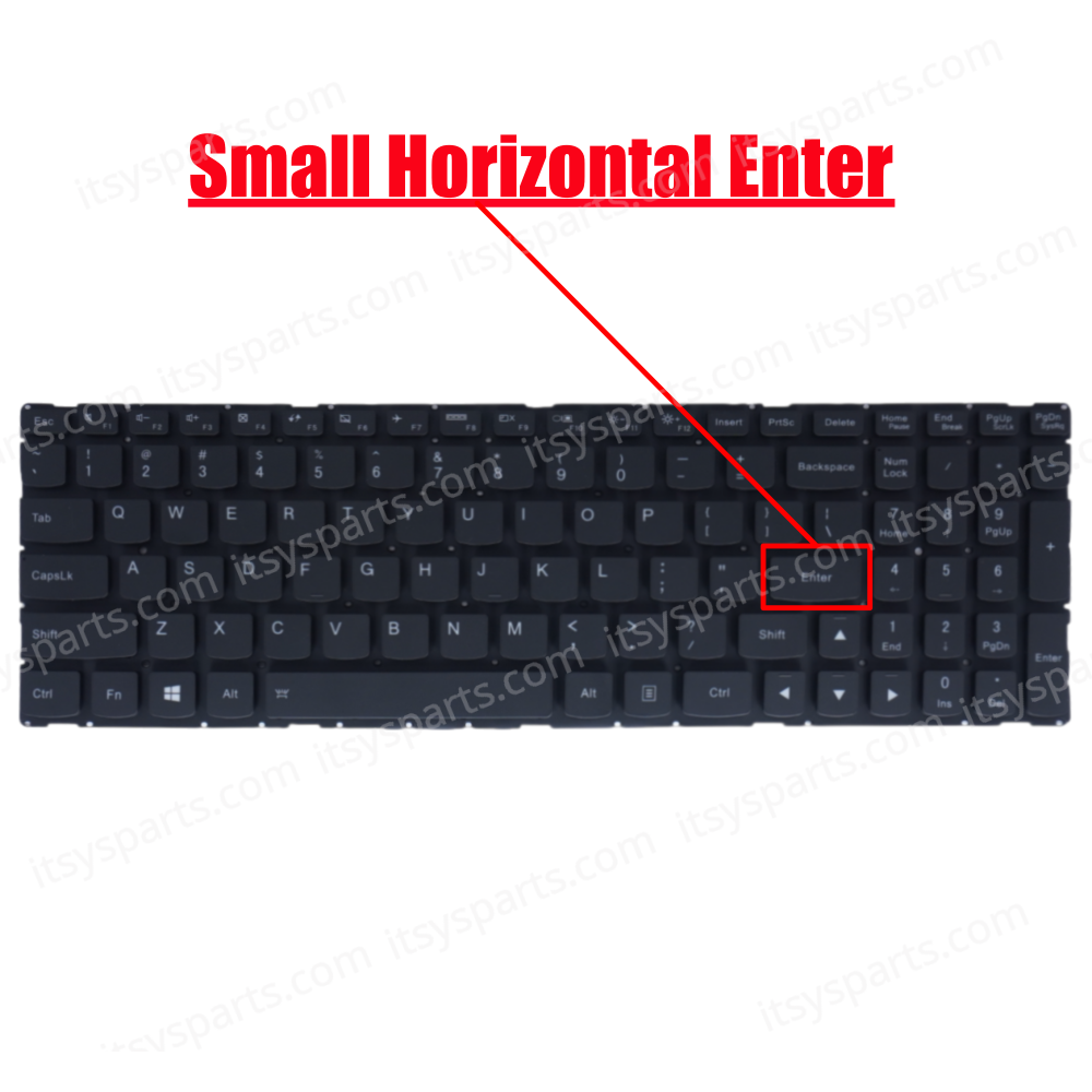 Laptop Keyboard for Lenovo IdeaPad 700-15 700-15ISK 700-17 700-17ISK SN20K28280 T6ZP1-US SN20K28251 US No Frame Backlight Βlack ( SKU.40563USNOFRAMEBACKLIT )