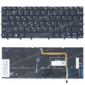 Keyboard - Keyboard Laptop DELL Inspiron 13 7386-2722 (Ref.40479GRNOFRAMEBACKLIT)