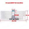 Laptop Keyboard - Keyboard for HP Stream 14-AX 14-AX000NA 14-AX000NA 14-AX003NA 14-AX004NA 14-AX054NA 901658-001 US WHITE (Ref. 40565USWHITENOFRAME)