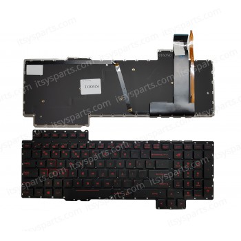 Laptop Keyboard for Asus ROG G752 G752V G752VL G752VM G752VS G752VSK G752VT G752VY V153062A V153062AS1-US 0KNB0-E610US00 0KN0-SI1US11 US No Frame Backlight Black ( SKU.40569USNOFRAMEBACKLIT )