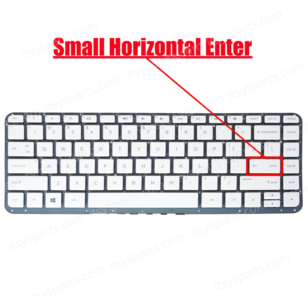 Laptop Keyboard HP Stream 13-C series AEY0BU00030 SG-62290-XUA SN6141W 791433-001 SG-62290-X2A (Ref.40571USWHITENOFRAME)