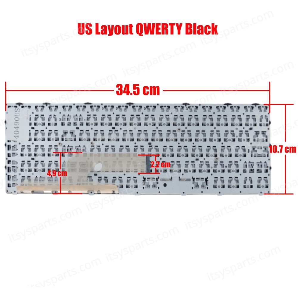 Laptop Keyboard HP ProBook 450 G5 455 G5 470 G5 9Z.NEFSQ.00U NSK-XK0SQ (Ref.40490US)