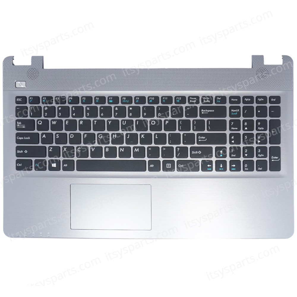 Keyboard Keyboard Palmrest Cover US Turbox D15D CASPER V150062BK1 V150062DK1 V150062DK1TR (Ref.40564USPALM)