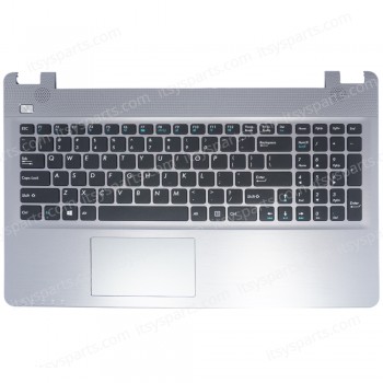 Keyboard Keyboard Palmrest Cover US Turbox D15D CASPER V150062BK1 V150062DK1 V150062DK1TR (Ref.40564USPALM)