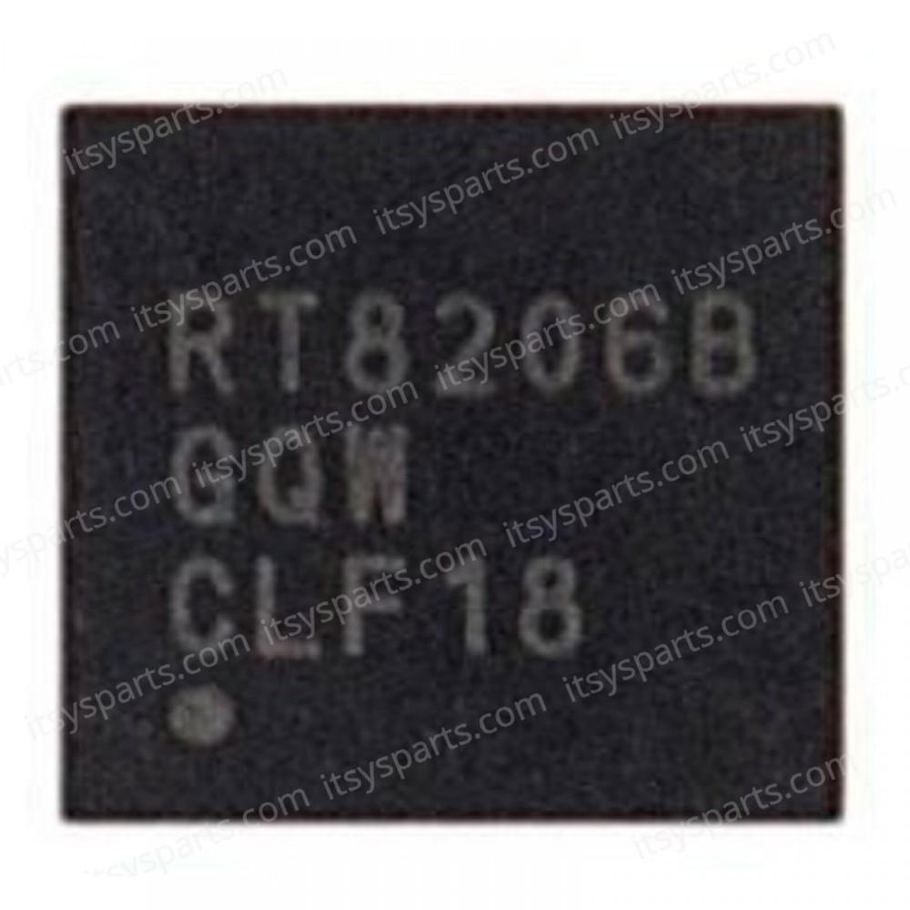Controller IC Chip - Richtek RT8206B RT8206BGQW, RT 8206B QFN-32 chip for laptop - Integrated Laptop Chip (Code 1-CHIP0090)