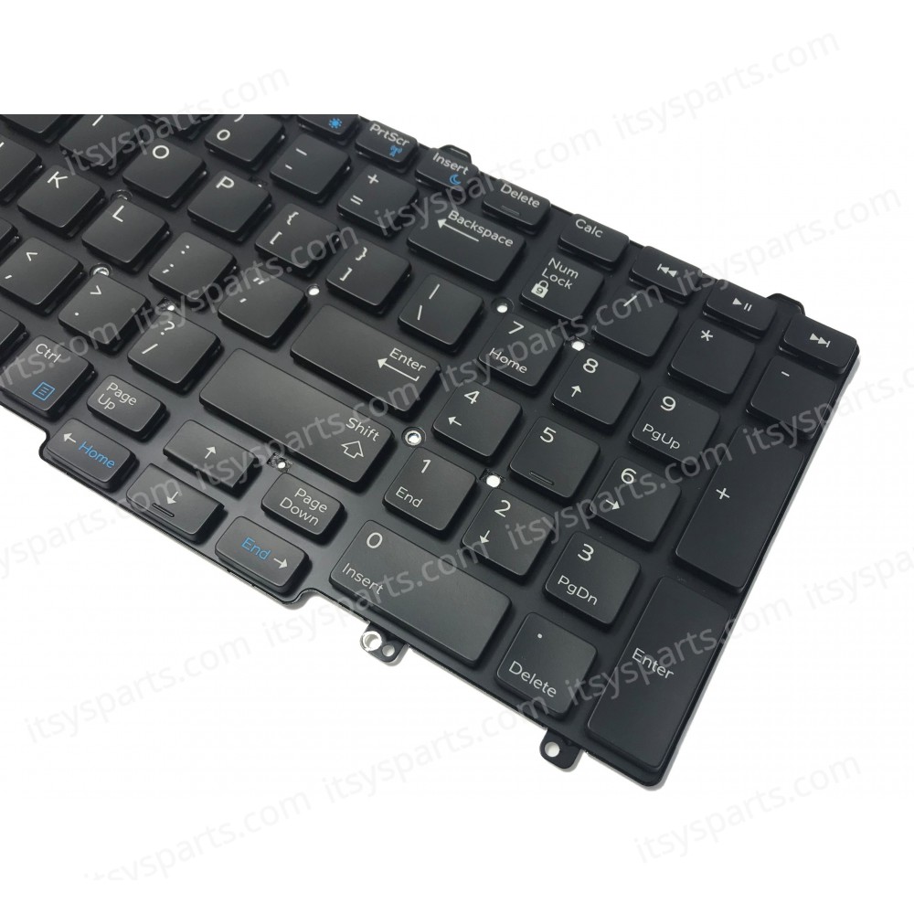 Laptop Keyboard DELL Latitude 7510 Notebook US Layout P/N: 0383D7 383D7 PK1313M1B00 MP-13P53USJ698 16I124513578M(Ref.40485USNOFRAMEBL)