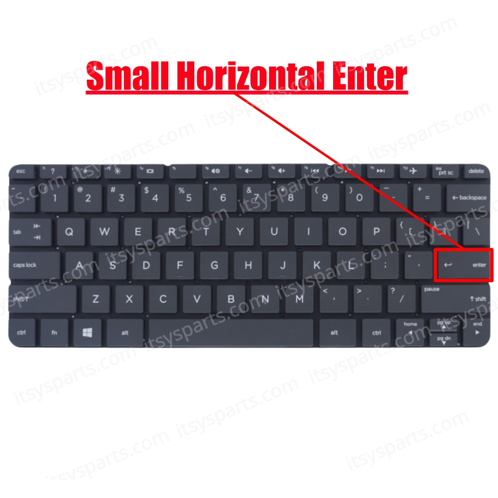 Keyboard-Keyboard Laptop HP Stream 11-d 11-d011wm 11-D010WM 792906-001 794447-001 US (40577USNOFRAME)
