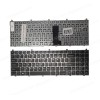 Laptop Keyboard TURBO-X CLEVO W650EH W650SR W650SR W650SB W650SF W655SB W650SH US (40511USSILVER)