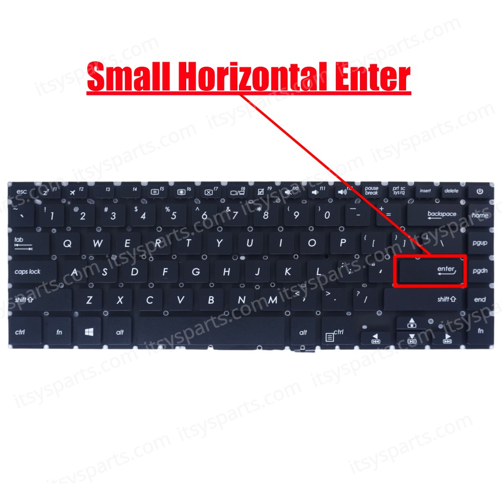 Keyboard-Keyboard Laptop Asus VivoBook 15 X505BA X505BA X505 X505BP NSK-WK2SQ0T 0KNB0-4129TU00 (Ref.40580US)
