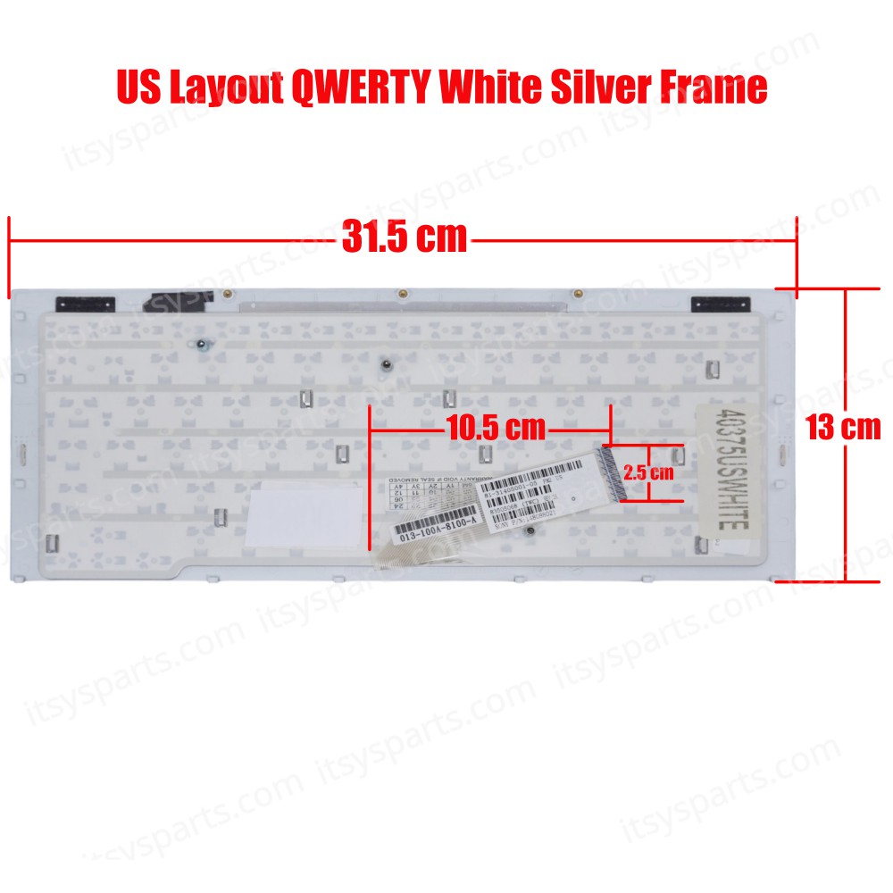 Keyboard Laptop Keyboard Sony Vaio VGN SR VGN-SR Keyboard 148088321 1 480 883 21 81-31405001-12 9J.N0Q82.10U, 148088811 013-206A-8100-B 148088392 81-31405002-79 (Ref.40375USWHITE )