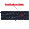 Keyboard-Keyboard Laptop Turbo-X Clevo W550EU W550EU1 W555EU1 W550AU W555AUQ W550EL W555EL (Ref.40581USNOFRAME)