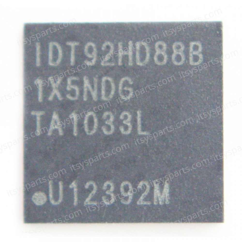 Controller IC Chip - IDT92HD88B, IDT92HD888, IDT92HD88B1X5NDG, IDT92HD8881X5NDG QFN-40 chip for laptop - Integrated Laptop Chip (Code 1-CHIP0146)