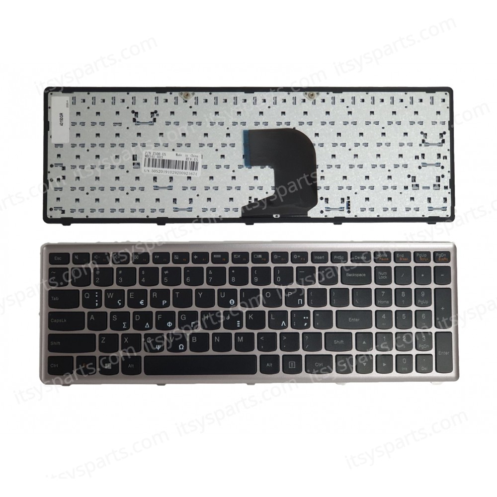 Greek Laptop Keyboard IBM Lenovo Ideapad Z500 Z500A Z500G P500 P500Z IBM Lenovo P500 P500A Z500 Z500A Z500T 25209288 25206213 25206237 25206243 25206267 25206273 (SKU. 40150GR)