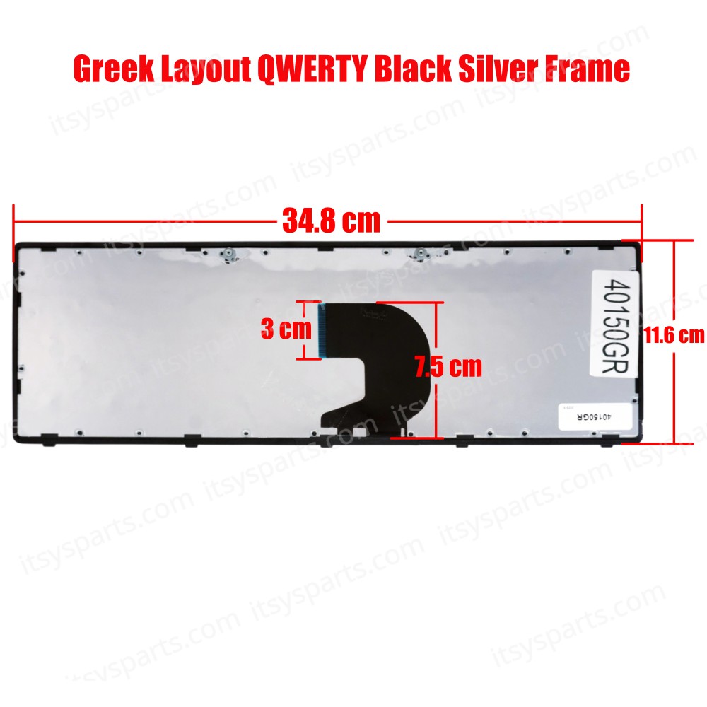 Greek Laptop Keyboard IBM Lenovo Ideapad Z500 Z500A Z500G P500 P500Z IBM Lenovo P500 P500A Z500 Z500A Z500T 25209288 25206213 25206237 25206243 25206267 25206273 (SKU. 40150GR)