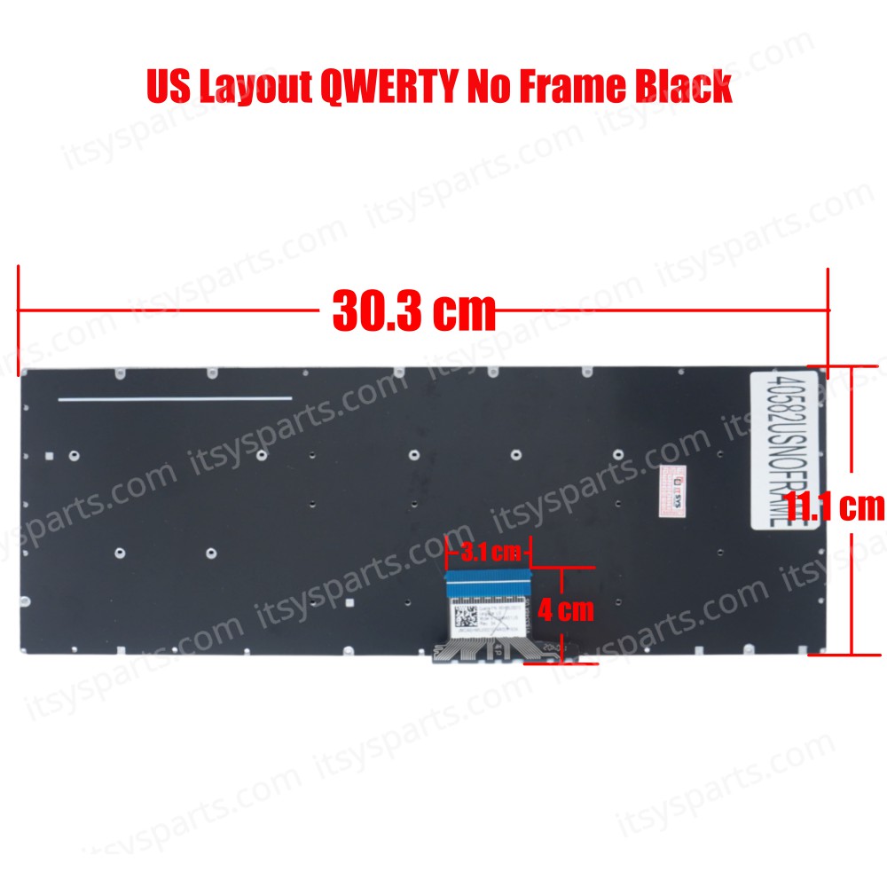 Laptop Keyboard for Huawei MateBook D MRC-W60 MRC-W50 PL-W09 PL-W29 PLW19 ( SKU.40582USNOFRAME )