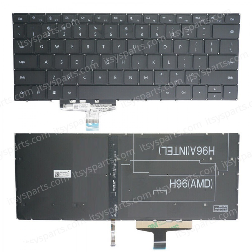 Laptop Keyboard for HUAWEI MateBook 92LA0BLG3B, APIAEH96U00010, NSK-350BQ, 9Z. NEWBQ.001 HN-W19R Product Code: KB289US 2H-BCBTQH80111 (Ref.40583USNOFRBL)