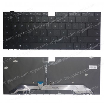 Laptop Keyboard for Huawei MateBook X Pro MACH-W19 MACH-W29 HQZ1011527000 9Z.NEXBN.001 02452533 NSK-360BN US No Frame Backlight Black ( SUK.40585USNOFRBL )