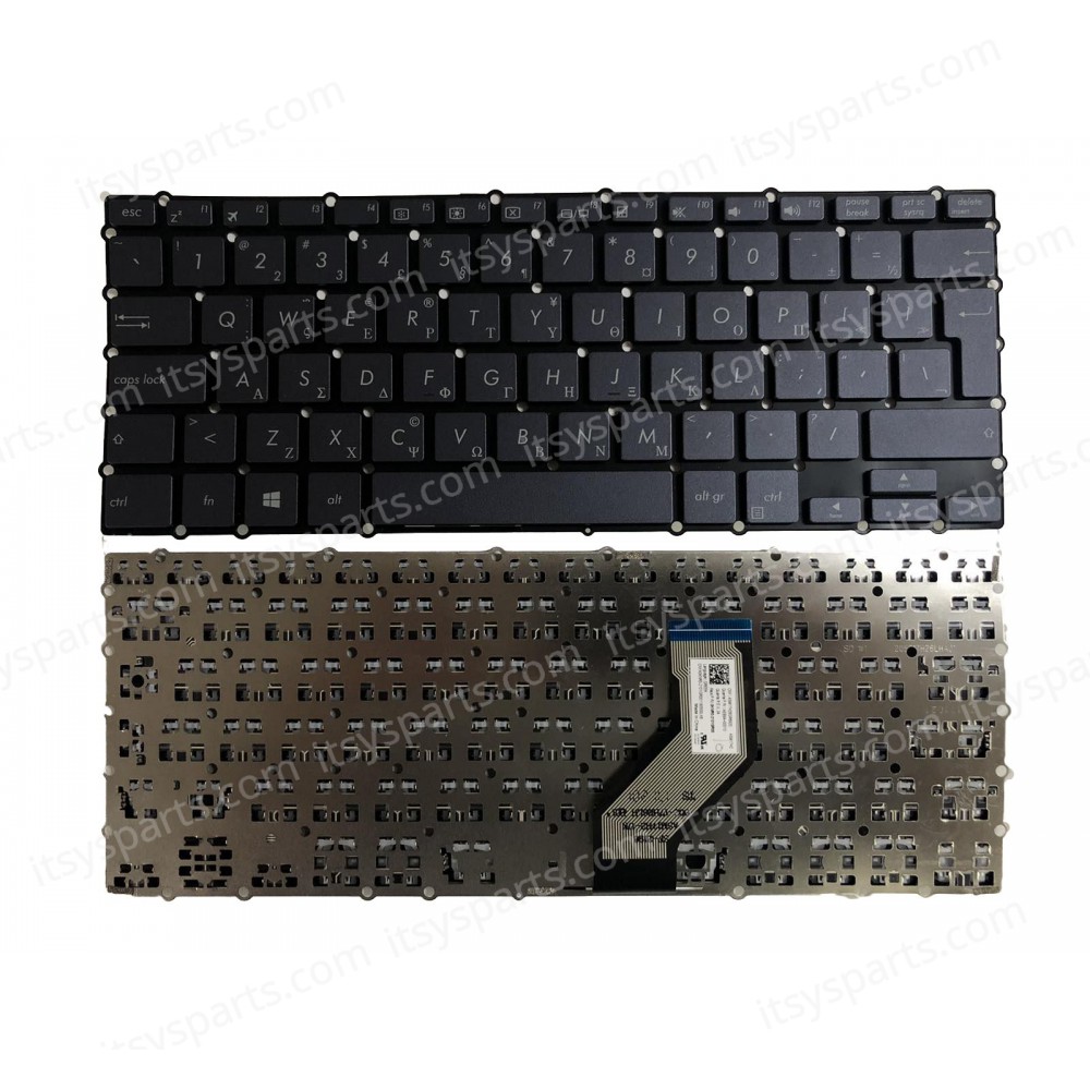 Laptop Keyboard for Asus NovaGo TP370 TP370Q TP370QL TP370QL-1A TP370QL-EL002T TP370QL-EL019T 90NR0061-M00270 90NR0061-R30270 0KNR0-2101GR00 GR No Frame Gray ( SKU.40587GRNOFRAME )