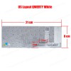 Keyboard Laptop Asus EEE PC 7 inch: 2G 4G 8G Surf 700 700X 701 701 701C 701SD 701SDX 702 703 EEE PC 9 inch: 900 900A 900HD 901 04GN022KUS00-1 MP-07C63US-528 V072462BS2 V072452AS1 04GN022KIT30 V072462BK2 US VERSION WHITE KEYBOARD(Ref.40181USWHITE)
